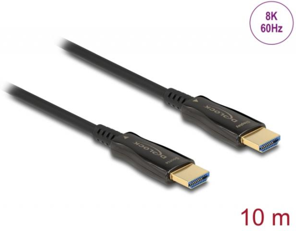 Оптичен кабел Delock, HDMI 8K, 60 Hz, 10 mна ниска цена с бърза доставка - BestPC.BG