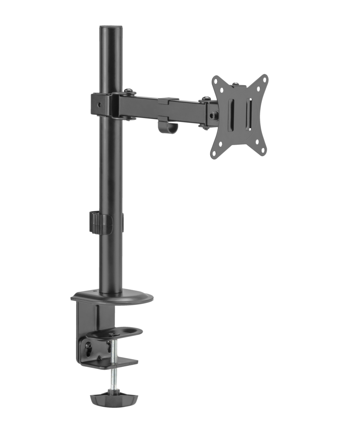 SBOX LCD-351-1-2 :: Стойка за плот, 1x LCD 13"-32", до 8 кг, VESA 75x75, 100x100, чернана ниска цена с бърза доставка - BestPC.BG