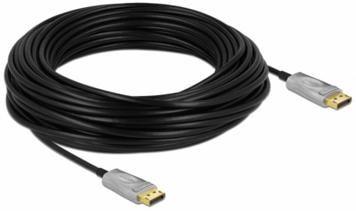 Оптичен кабел Delock, Активен, DisplayPort 1.4, 8K, 25 mна ниска цена с бърза доставка - BestPC.BG