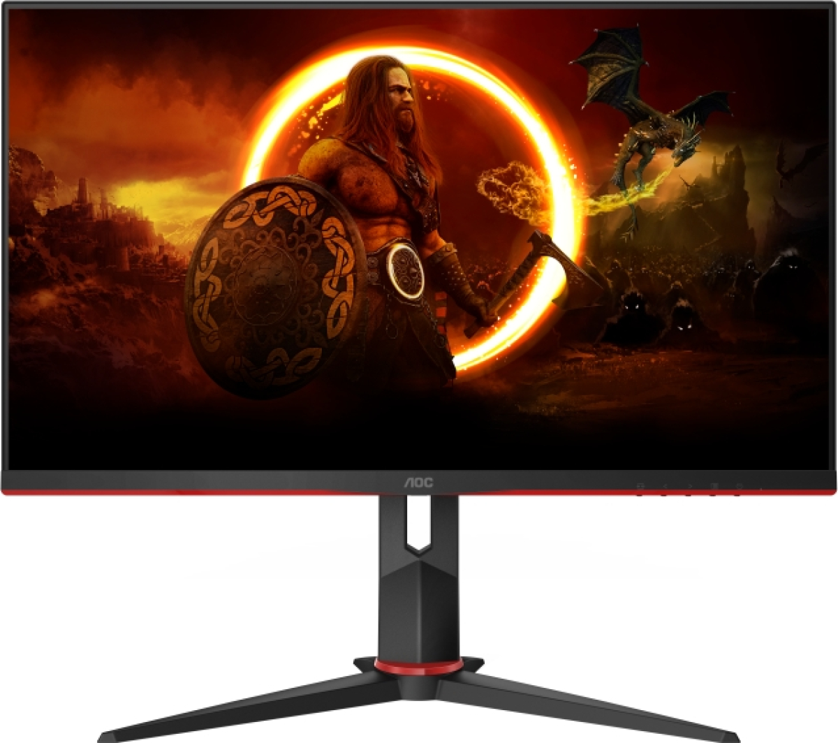 Монитор Геймърски AOC 27G2ZN3/BK, 27" VA WLED, 1920x1080@280Hz, 1ms GtG, 0.5ms MPRT, 300cd m/2на ниска цена с бърза доставка - BestPC.BG