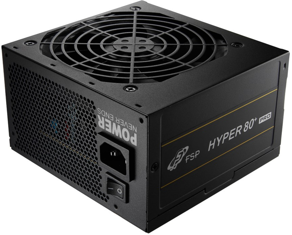 Захранване Fortron HYPER PRO 80+, 550W, ATX, 120 мм, 85%, 80 Plus, Active PFC, Фиксирано, Черенна ниска цена с бърза доставка - BestPC.BG