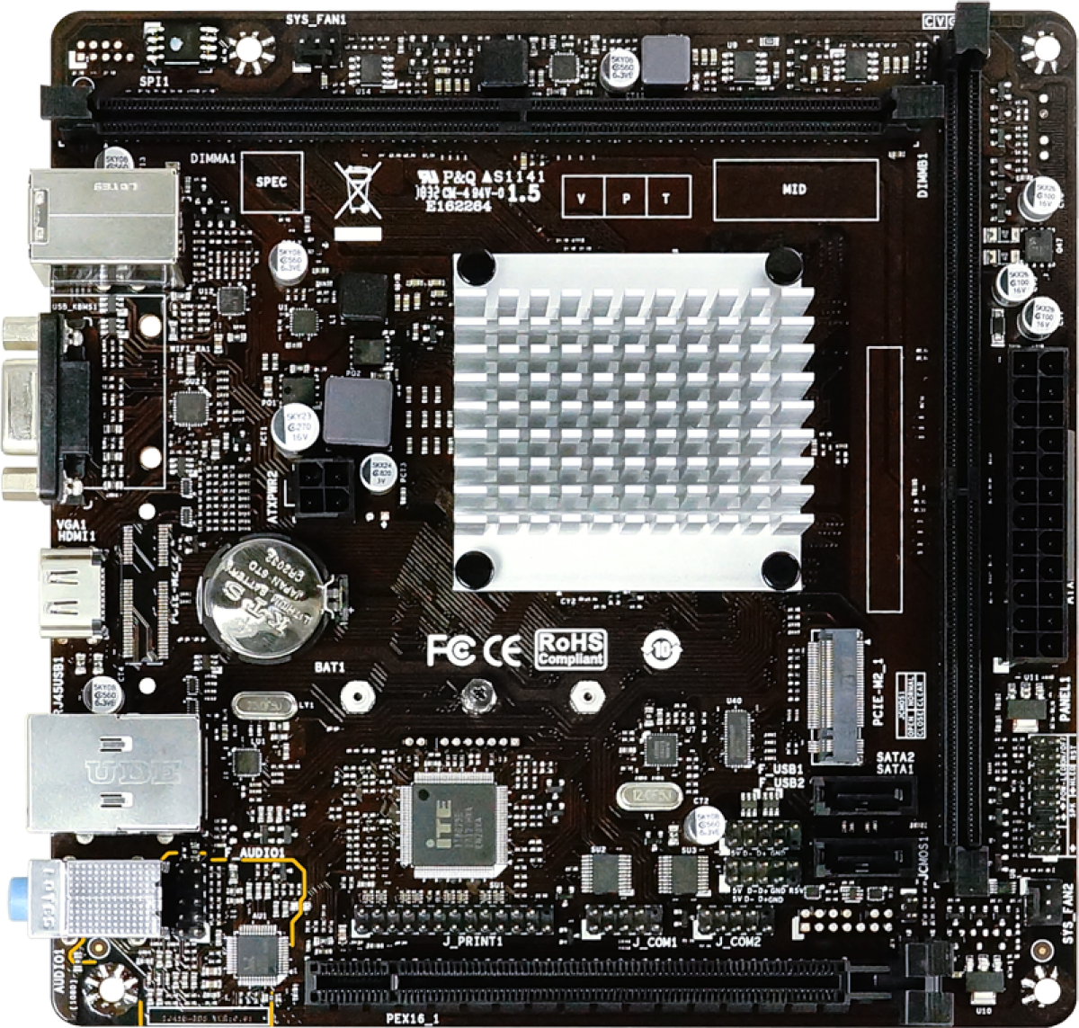Дънна платка Biostar J4125NHU, Intel Quad-Core Processor J4125, mATX, 2x DIMM DD4на ниска цена с бърза доставка - BestPC.BG
