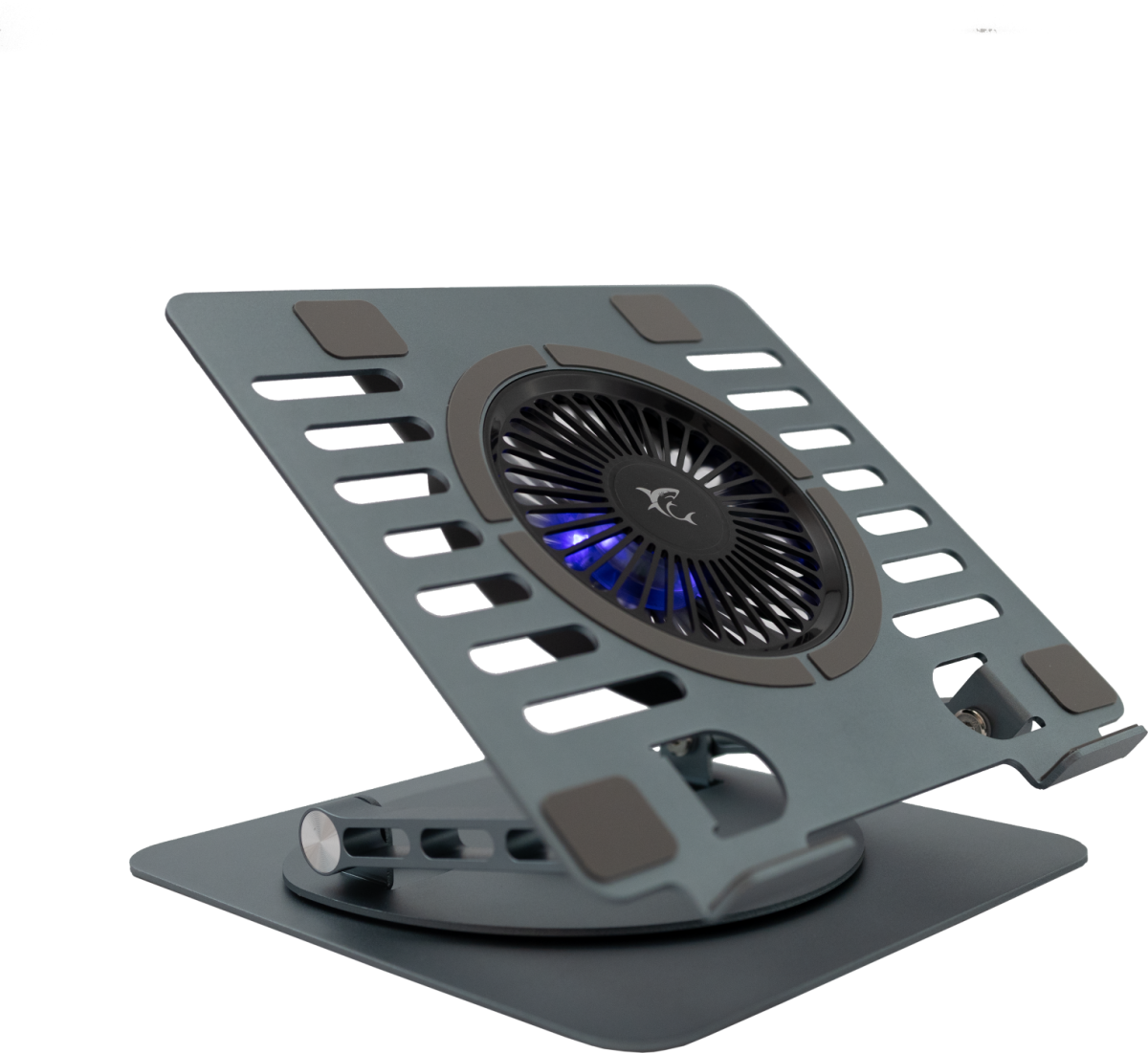 Поставка за лаптоп Стойка с вентилатор, охлаждаща подложка GCP-16, до 17.3", сивана ниска цена с бърза доставка - BestPC.BG