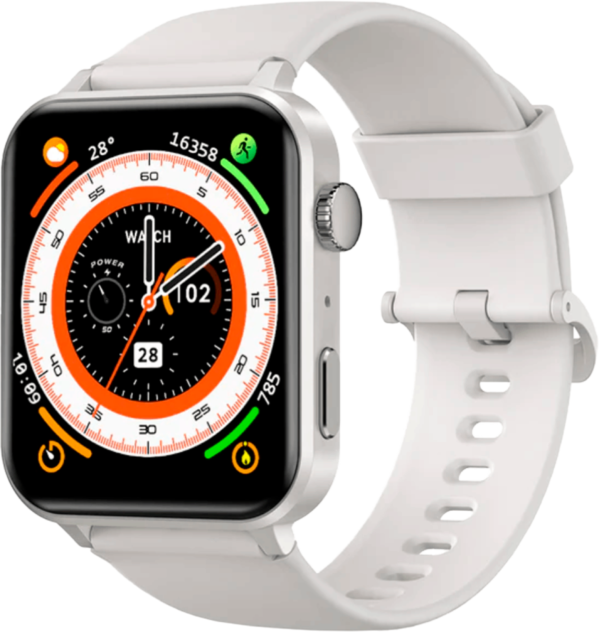 Смарт часовник Blackview R30 Pro Fitness Smartwatch, 1.83-inch HD, 220mAh Battery, 24-hour, Бялна ниска цена с бърза доставка - BestPC.BG