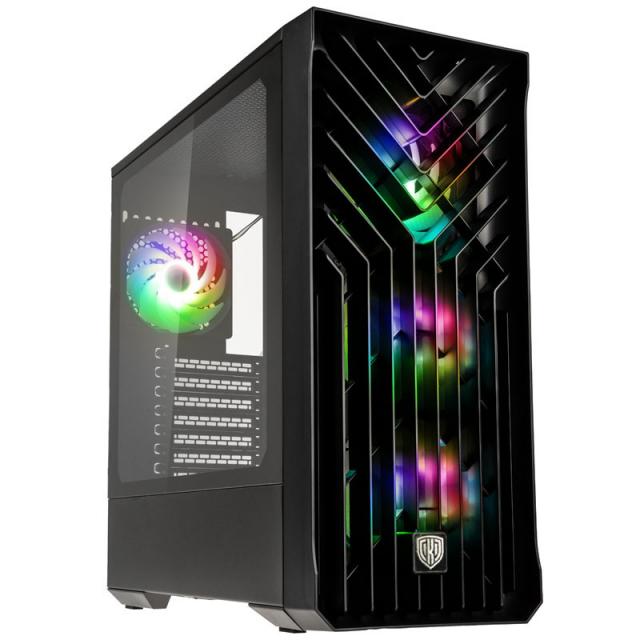 Кутия Kolink Unity Cascade ARGB Mid-Tower, Blackна ниска цена с бърза доставка - BestPC.BG