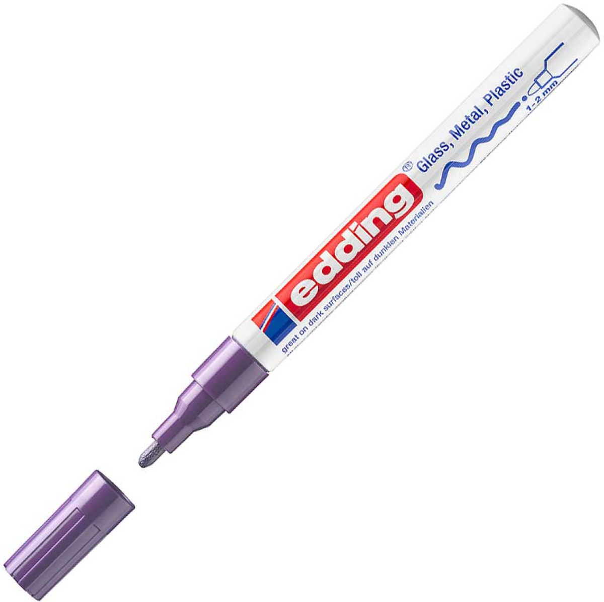 Edding Перманентен маркер 751, лилавна ниска цена с бърза доставка - BestPC.BG