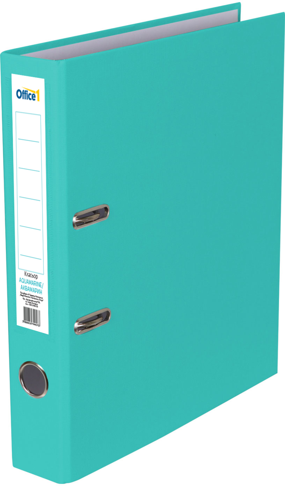 Office 1 Класьор, 5 cm, PP, без метален кант, аквамаринна ниска цена с бърза доставка - BestPC.BG