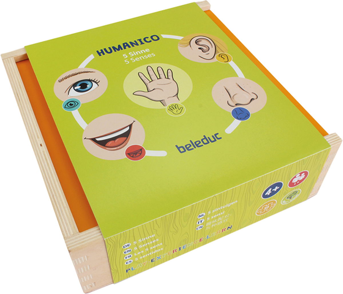 Beleduc Пъзел Петте сетива, дървенна ниска цена с бърза доставка - BestPC.BG