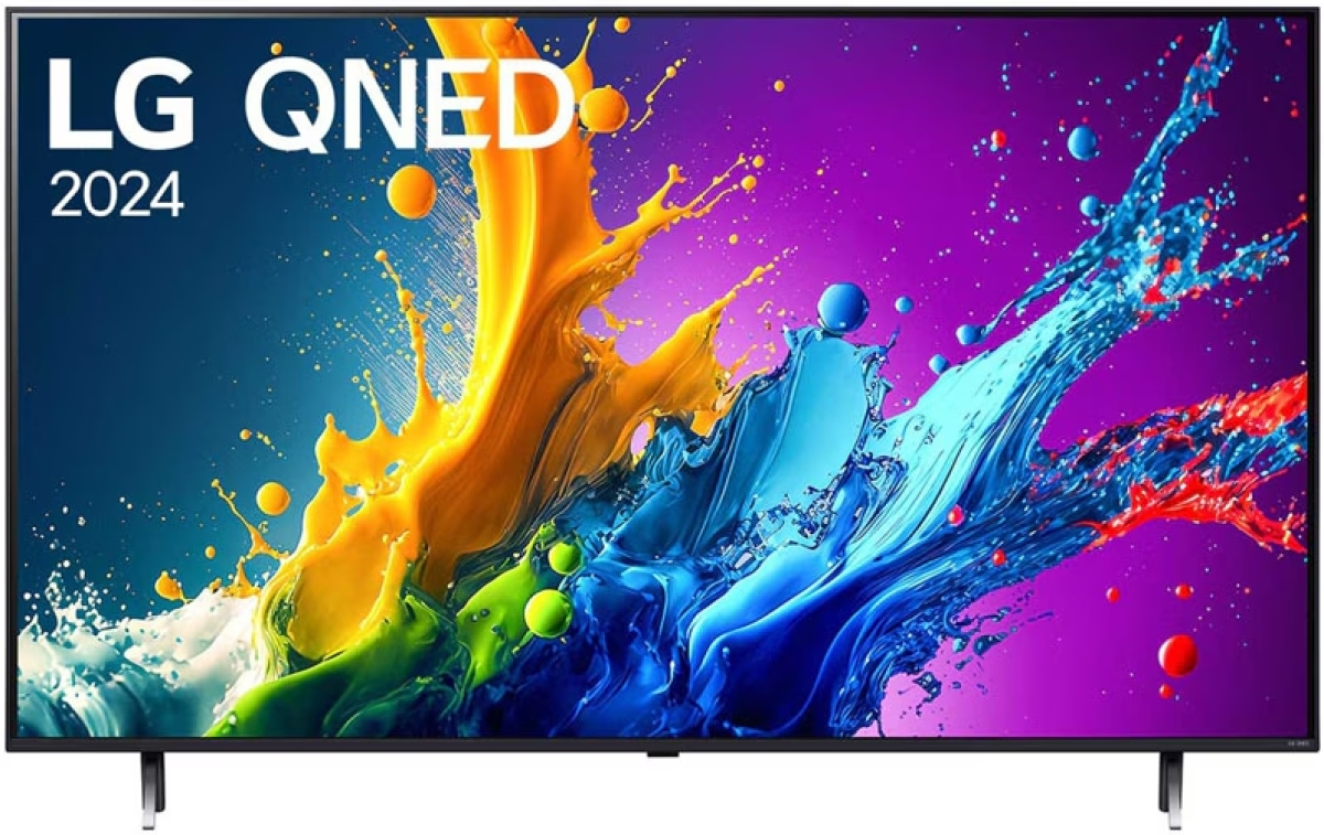 Телевизор LG 65QNED80T3A, 65" 4K QNED HDR Smart TV, 3840x2160, DVB-T2/C/S2на ниска цена с бърза доставка - BestPC.BG