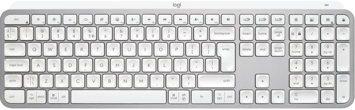 Клавиатура Logitech MX Keys S for Mac, Qwerty, Bluetooth, Подсветка,на ниска цена с бърза доставка - BestPC.BG