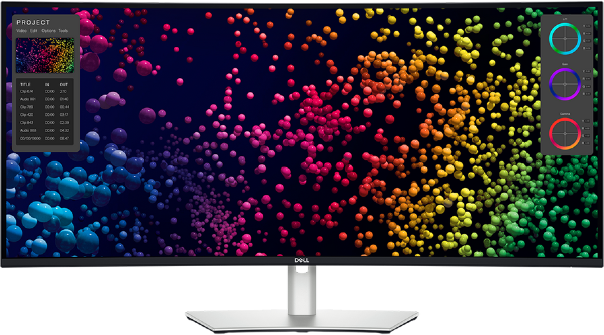 Монитор Геймърски UltraSharp U4025QW 40" Curved, 5120x2160, WUHD, 120Hz, IPS AG, 21:9, 1000:1на ниска цена с бърза доставка - BestPC.BG