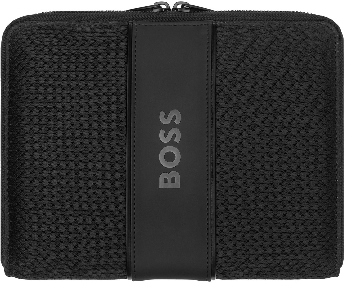Hugo Boss Папка Arche, A5, с цип, Черенна ниска цена с бърза доставка - BestPC.BG