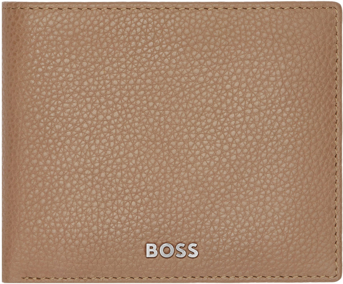 Продукт Hugo Boss Портфейл Classic Grained, с отделение за монети, карамелна ниска цена с бърза доставка - BestPC.BG