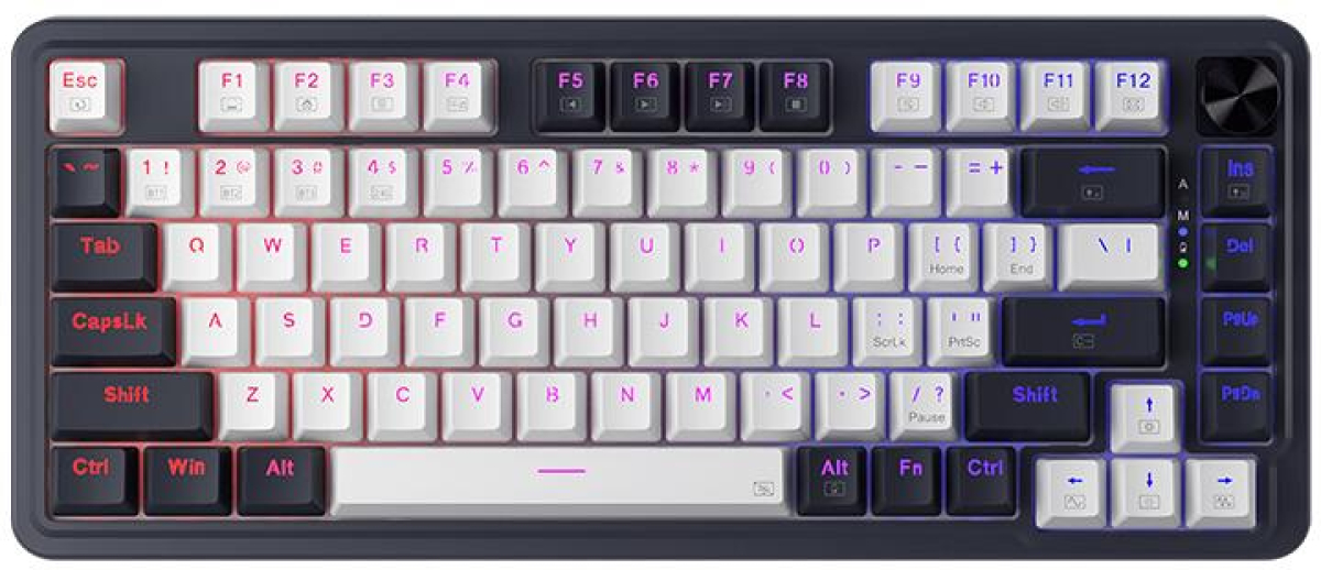 Клавиатура Redragon Ucal PRO RGB Red Switch -безжична-кабелна механична K673WB-RGB-PROна ниска цена с бърза доставка - BestPC.BG