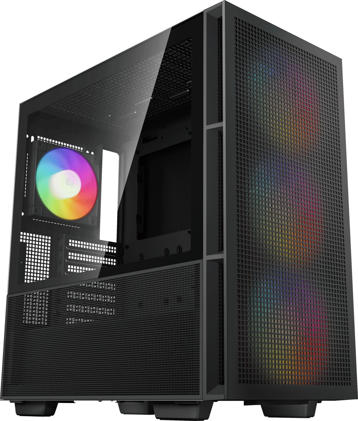 Кутия Deepcool CH560, Mid Tower, ATX, Micro ATX, USB 3.0 Type C, ARGB LED, USB 3.0, Черенна ниска цена с бърза доставка - BestPC.BG