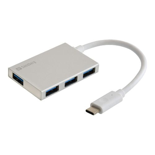 USB-C джобен хъб 4xUSB на ниска цена с бърза доставка - BestPC.BG