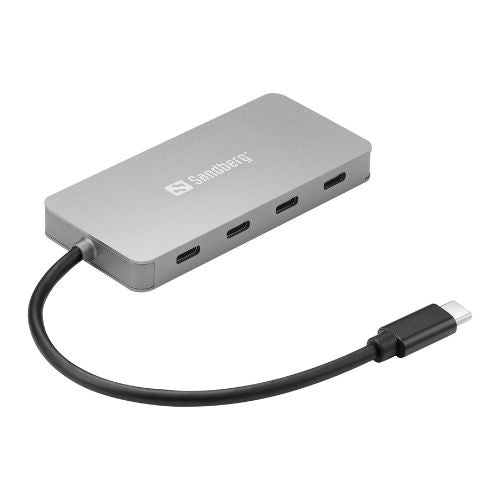 USB-C към 4 x USB-C хъб на ниска цена с бърза доставка - BestPC.BG