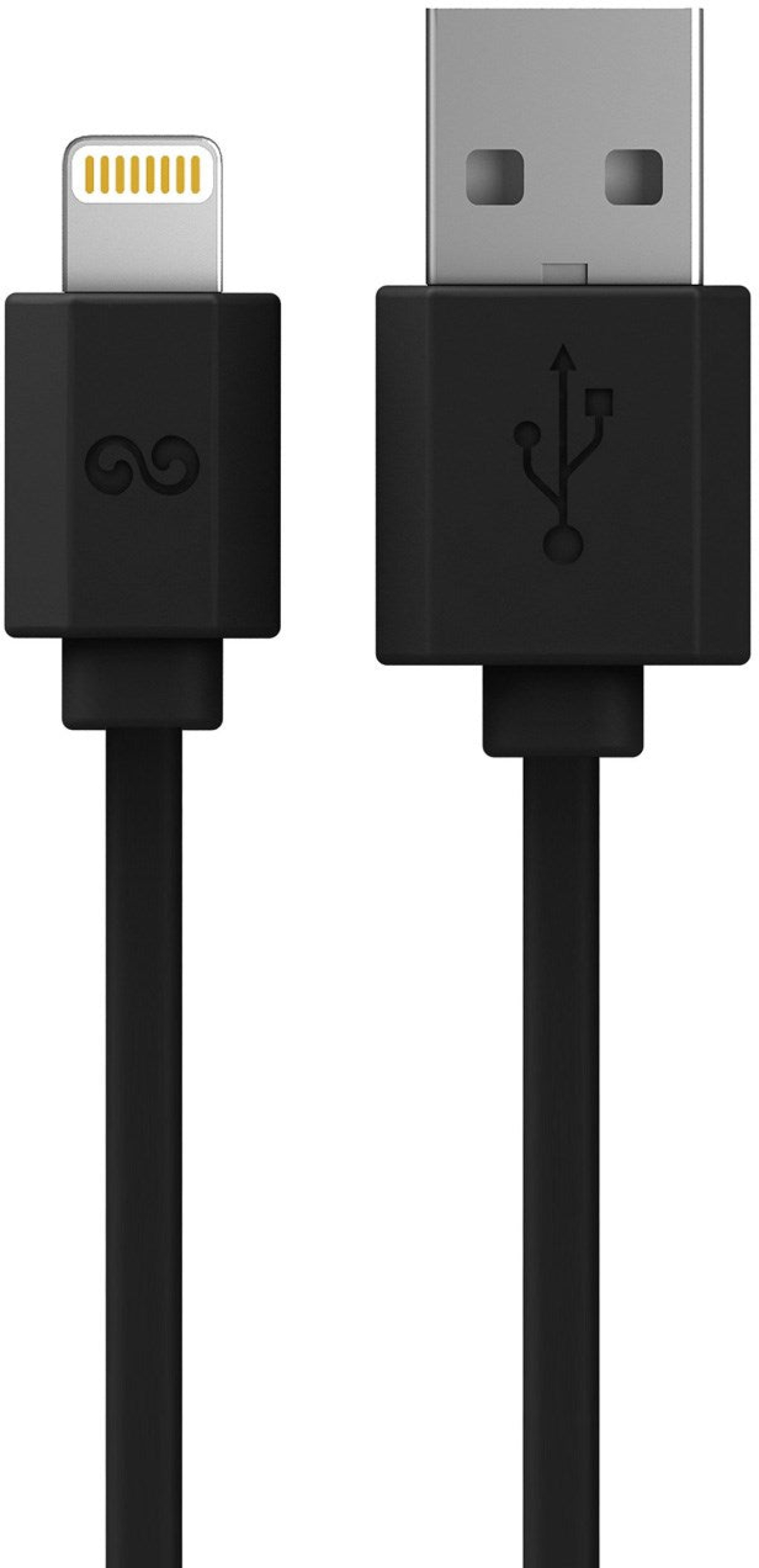 Lightning към USB кабел за зареждане и синхронизиране | черен на ниска цена с бърза доставка - BestPC.BG