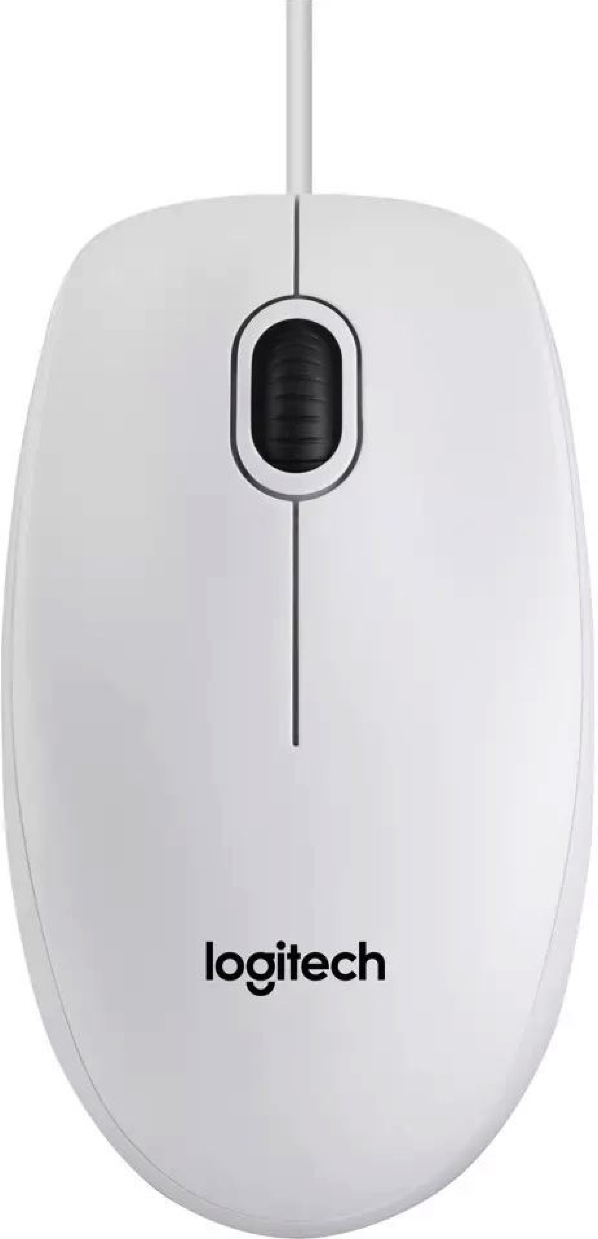 МИШКА LOGITECH B100 - Жична - Бяла - PN 910-003360на ниска цена с бърза доставка - BestPC.BG