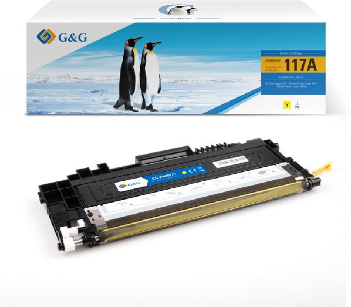 Тонер за лазерен принтер КАСЕТА ЗА HP COLOR LASER MFP 179FNW/MFP 178NW/150NW - жълтна ниска цена с бърза доставка - BestPC.BG