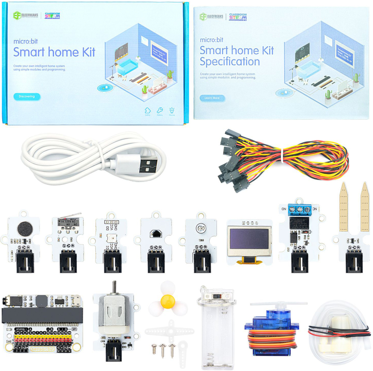 Продукт Elecfreaks Комплект Smart Home EF08197, с Micro:Bit платкана ниска цена с бърза доставка - BestPC.BG