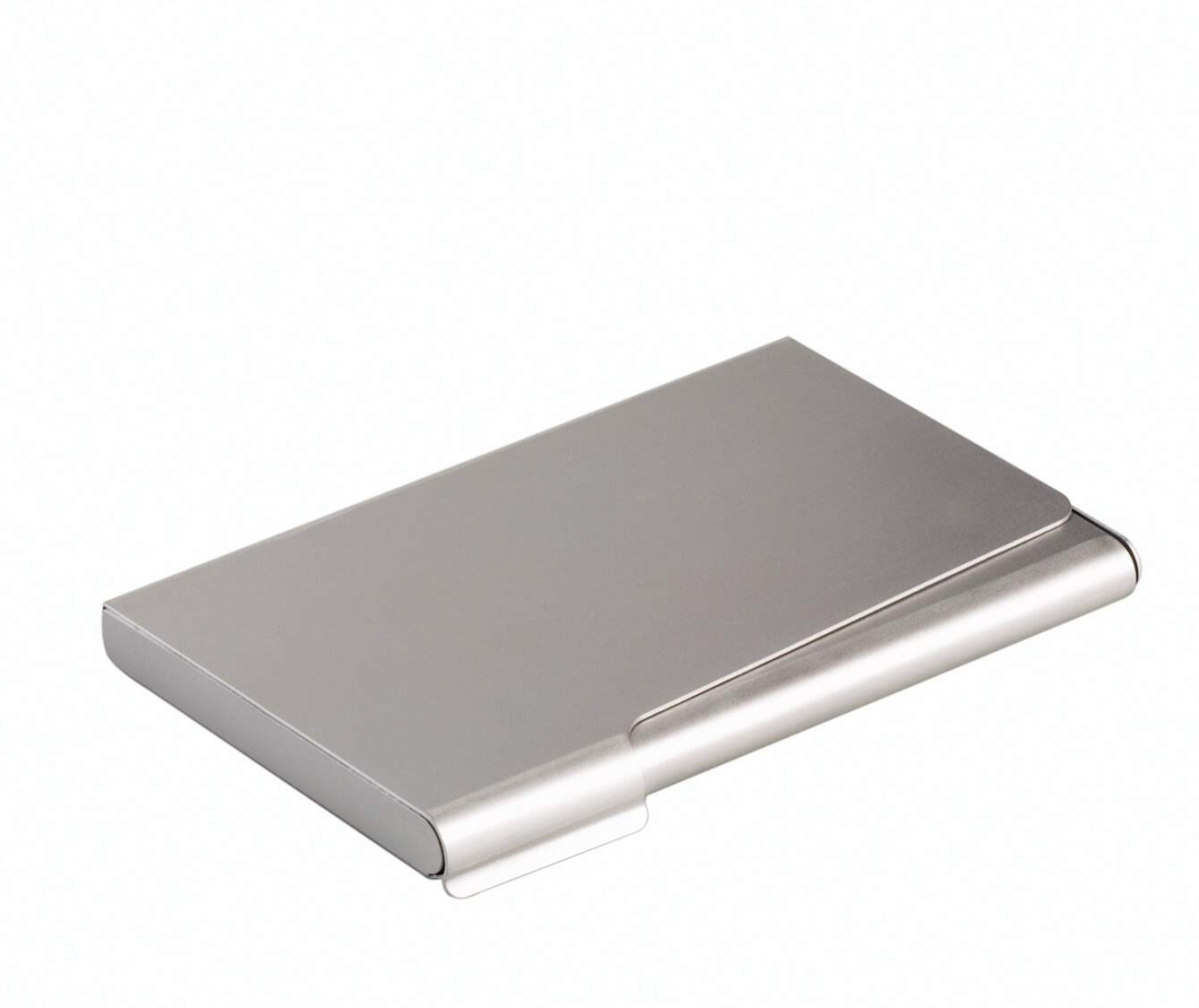 Durable Кутия за визитки, алуминиева, сивана ниска цена с бърза доставка - BestPC.BG