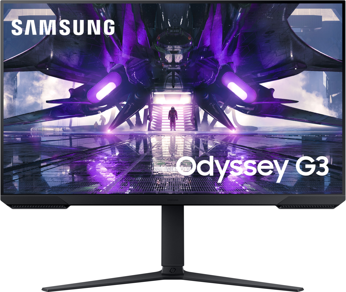 Монитор Samsung Odyssey G32A, 32" FULL HD, 250 cd/m2, 1ms, 1xDP 1xHDMI, Черенна ниска цена с бърза доставка - BestPC.BG