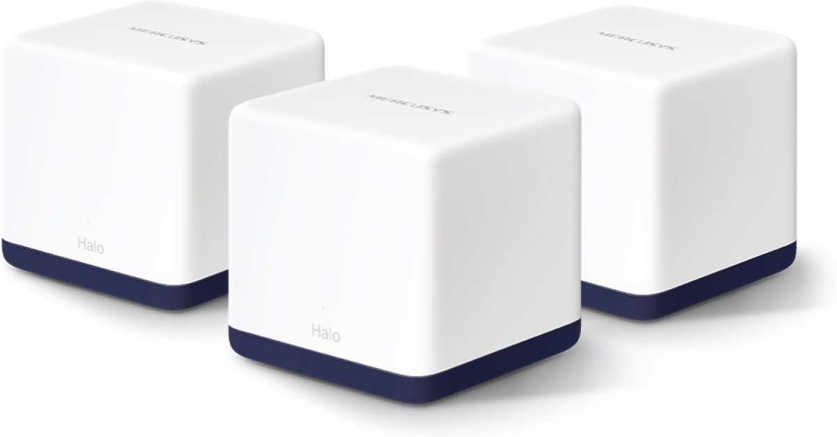 Безжична Wi-Fi Mesh система Mercusys Halo H50G(3-pack) AC1900на ниска цена с бърза доставка - BestPC.BG