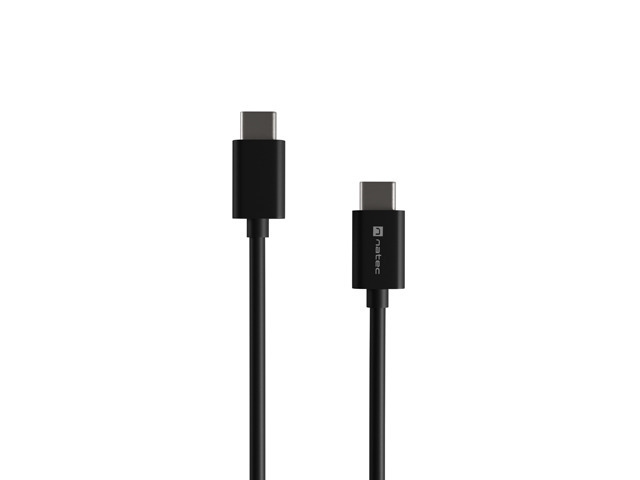 Кабел/адаптер Natec USB-C(M) -- USB-C (M) 2.0 cable 1m pd 100w Blackна ниска цена с бърза доставка - BestPC.BG