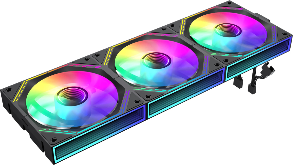 Gamemax Комплект вентилатори Fan Pack 3-in-1 3x120mm - FN12A-S3I Black, Daisy-Chain, Addressable RGBна ниска цена с бърза доставка - BestPC.BG