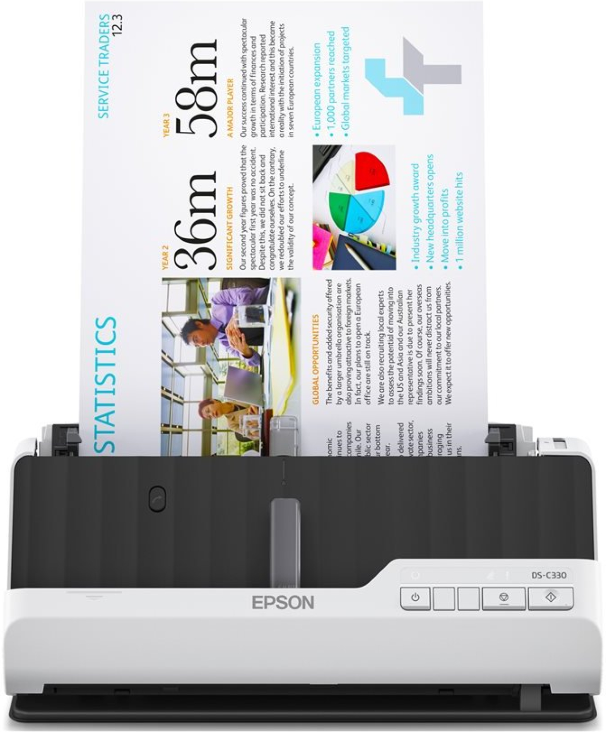 Скенер Epson WorkForce DS-C330на ниска цена с бърза доставка - BestPC.BG