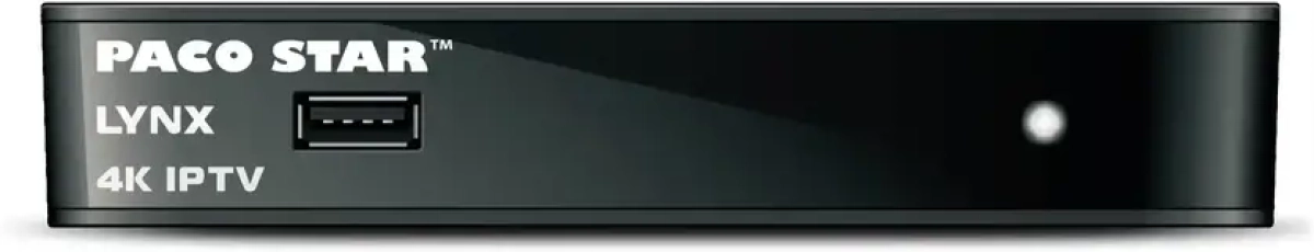 STB - мрежов плейър PACO STAR LYNX 4K UHD 2160p H.265 HEVC Dual Wifi, OTT Linuxна ниска цена с бърза доставка - BestPC.BG