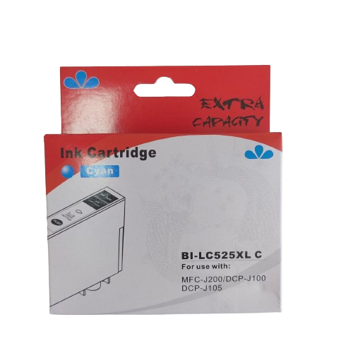 Касета с мастило ГЛАВА ЗА BROTHER DCP-J100/J105/MFC-J200 - Cyan - LC525XLC - P№ BI-LC525XLCна ниска цена с бърза доставка - BestPC.BG