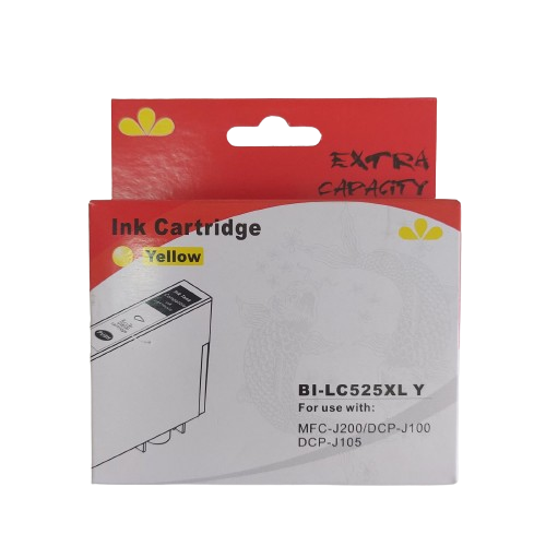 Касета с мастило ГЛАВА ЗА BROTHER DCP-J100/J105/MFC-J200 - Yellow - LC525XLYна ниска цена с бърза доставка - BestPC.BG