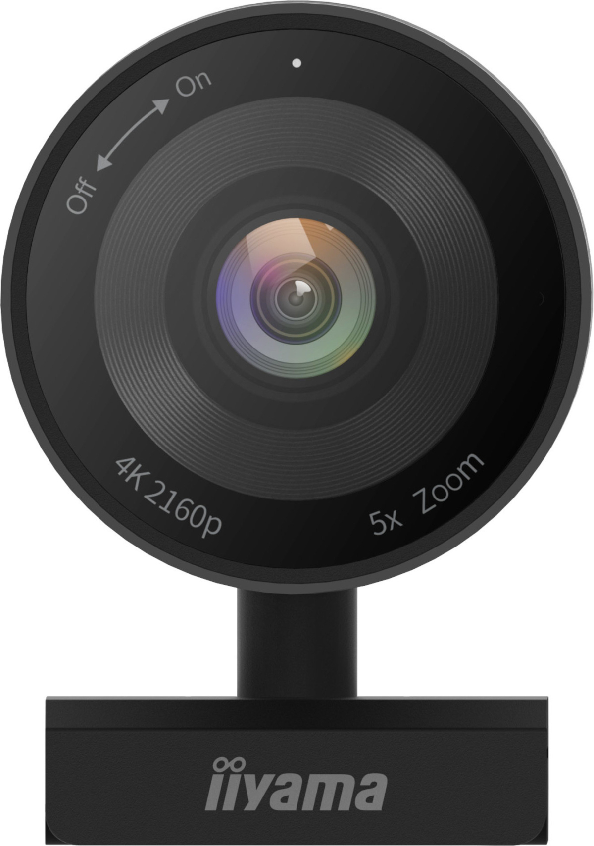 Уеб камера IIYAMA UC-CAM10PRO-1, 4K UHD 2160p, 8,46MP, 120° зрително поле, микрофон, 5x увеличение, USB-C, черенна ниска цена с бърза доставка - BestPC.BG