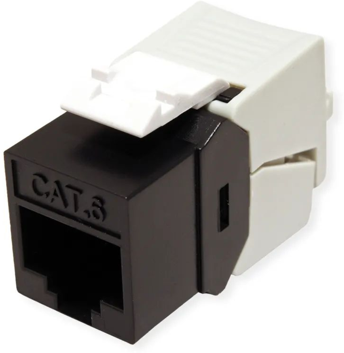 Розетка ROLINE 26.11.0375 : Cat.6 (Class E) инсърт SLIM, RJ-45, UTP, tool-free, черенна ниска цена с бърза доставка - BestPC.BG