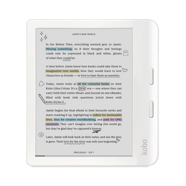 Картов четец Kobo Libra Colour e-Book Reader, E Ink Kaleido touchscreen 7 inchна ниска цена с бърза доставка - BestPC.BG