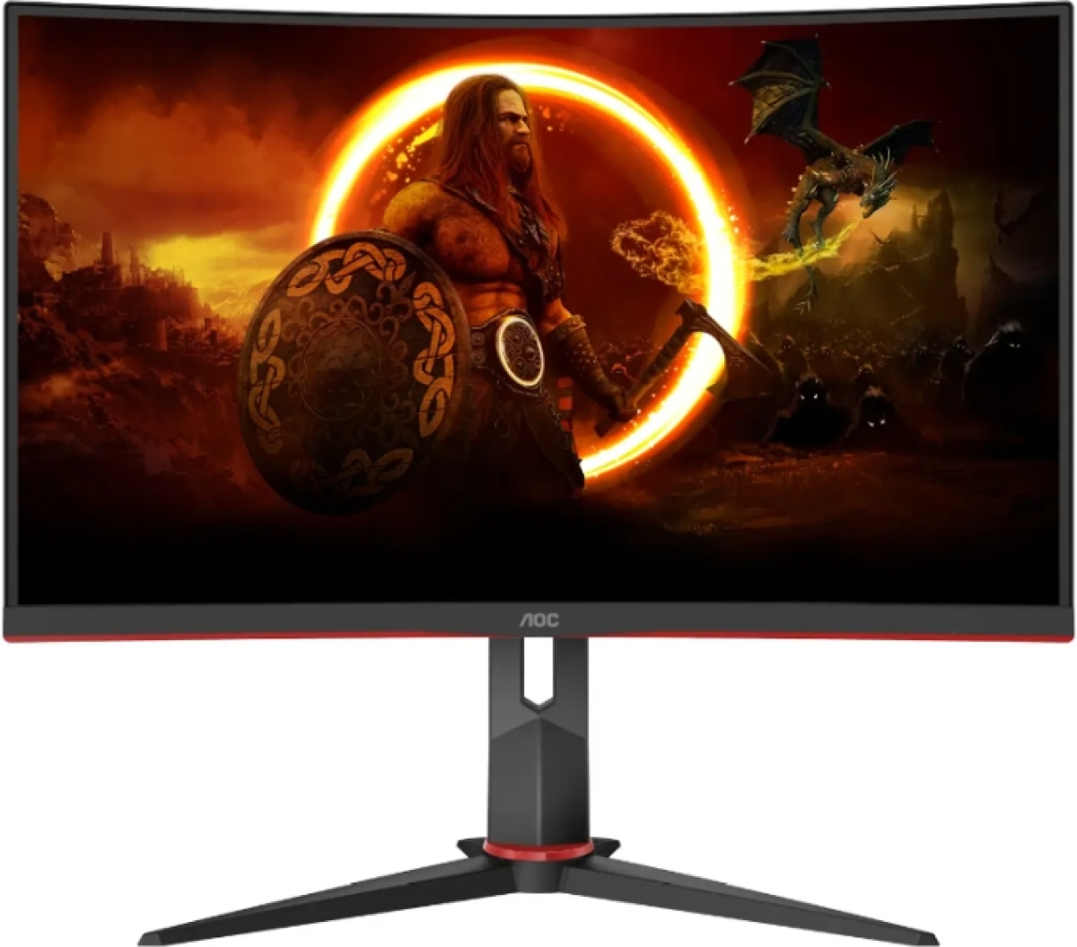 Монитор Геймърски AOC C27G2Z3/BK, 27" Curved 1500R VA WLED, 1920x1080@280Hz, 1ms GtGна ниска цена с бърза доставка - BestPC.BG