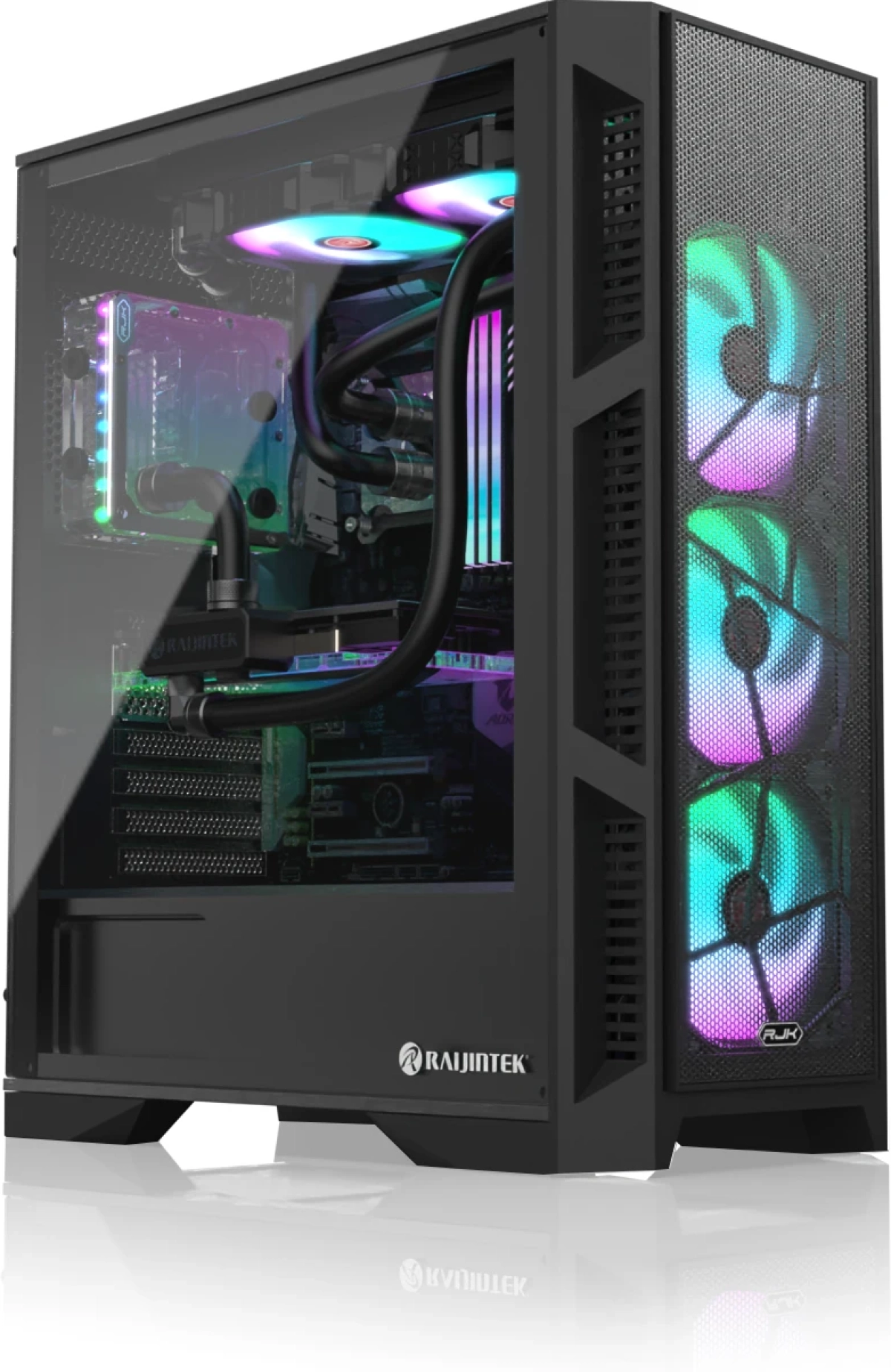 Raijintek кутия Case ATX - ARCADIA III - MS4 - Addressable RGBна ниска цена с бърза доставка - BestPC.BG