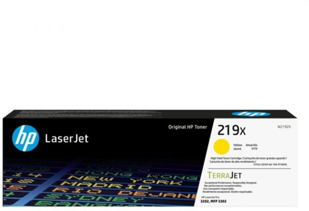Тонер за лазерен принтер HP 219X High Yield Yellow Original LaserJet Toner Cartridgeна ниска цена с бърза доставка - BestPC.BG