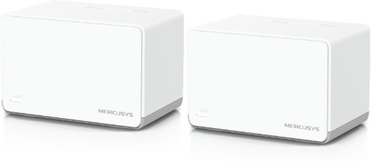 Безжична Wi-Fi 6 Mesh система Mercusys Halo H70X(2-pack) AX1800на ниска цена с бърза доставка - BestPC.BG