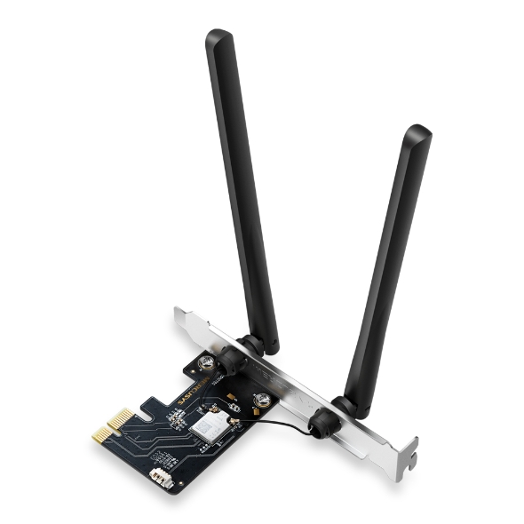 WiFi безжична карта/адаптер Безжичен Wi-Fi 6E Bluetooth 5.3 PCIe Адаптер Mercusys MA86XE AXE5400на ниска цена с бърза доставка - BestPC.BG