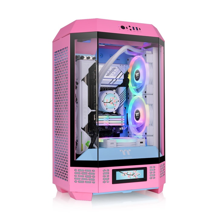Кутия Thermaltake Tower 300 Bubble Pinkна ниска цена с бърза доставка - BestPC.BG