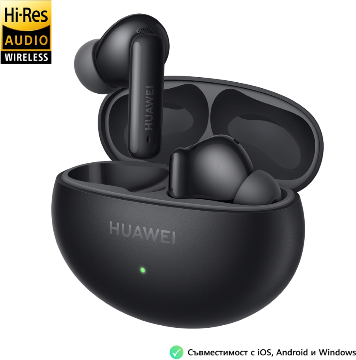 Слушалки Huawei FreeBuds 6i Blackна ниска цена с бърза доставка - BestPC.BG
