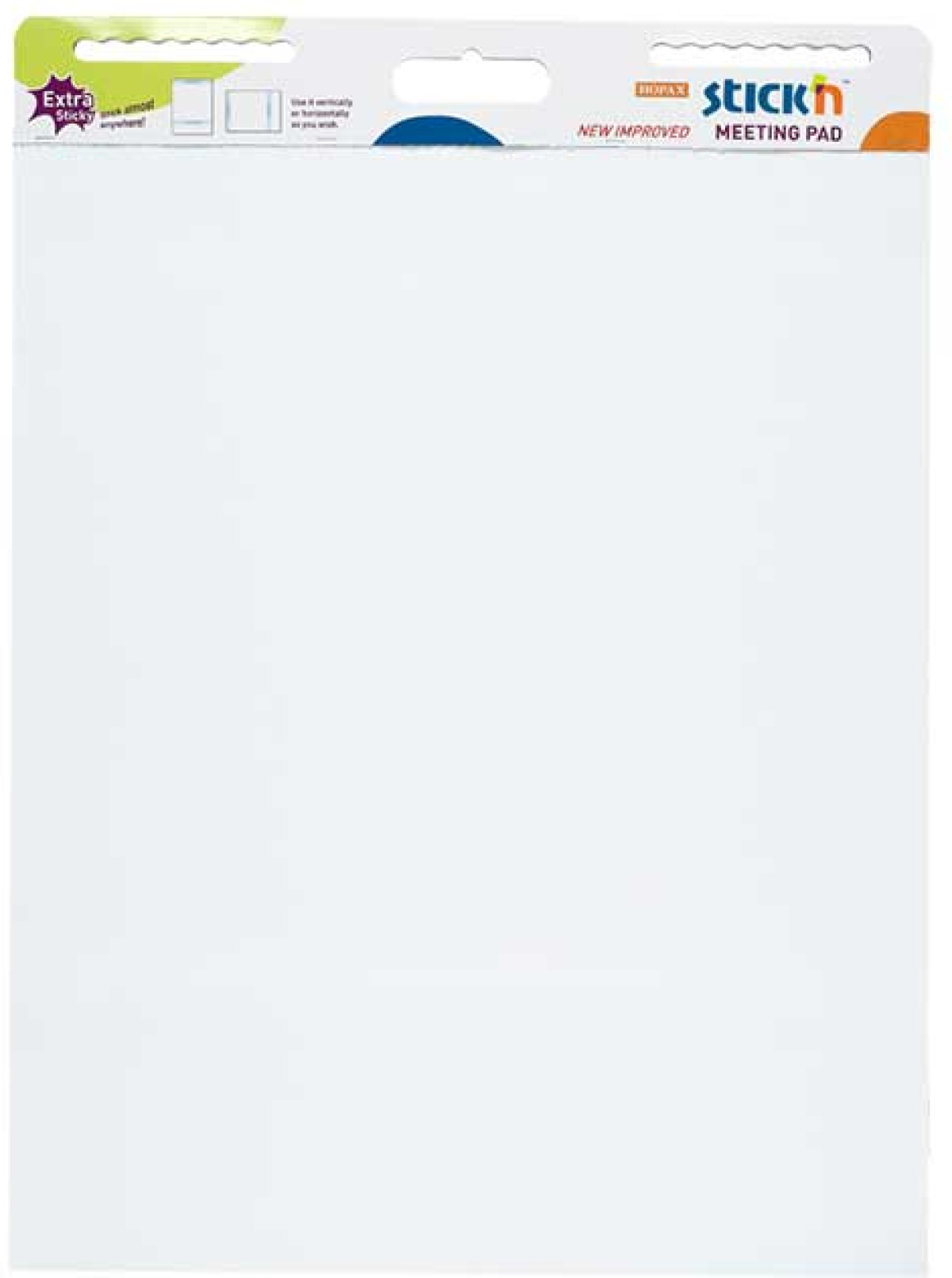 Продукт Stick'n Блок за флипчарт, самозалепващ се, 762 x 635 mm, 30 листа, бялна ниска цена с бърза доставка - BestPC.BG