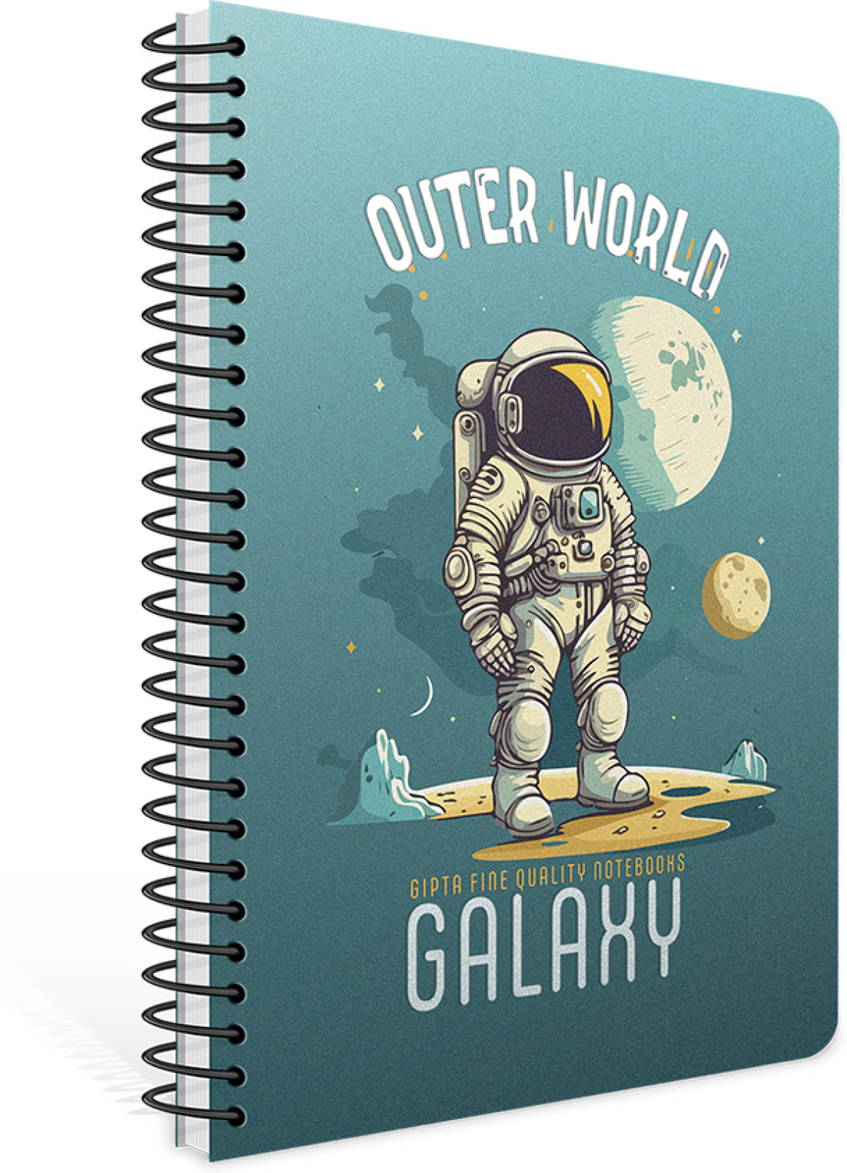 Тетрадка Galaxy, А4, бяла хартия, малки квадратчета, PP корица, със спирала, 80 листана ниска цена с бърза доставка - BestPC.BG