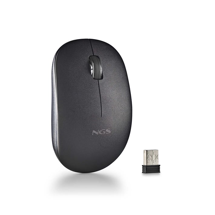 Мишка NGS Fog Pro, безжична, 3 бутона, 1000 dpi, чернана ниска цена с бърза доставка - BestPC.BG