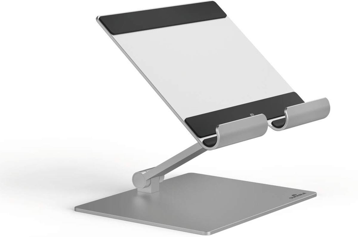 Аксесоар за таблет Durable Поставка за таблет Rise, сребристана ниска цена с бърза доставка - BestPC.BG