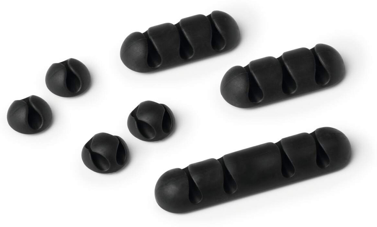 Продукт Durable Кабелни клипсове Cavoline, микс, графитна ниска цена с бърза доставка - BestPC.BG