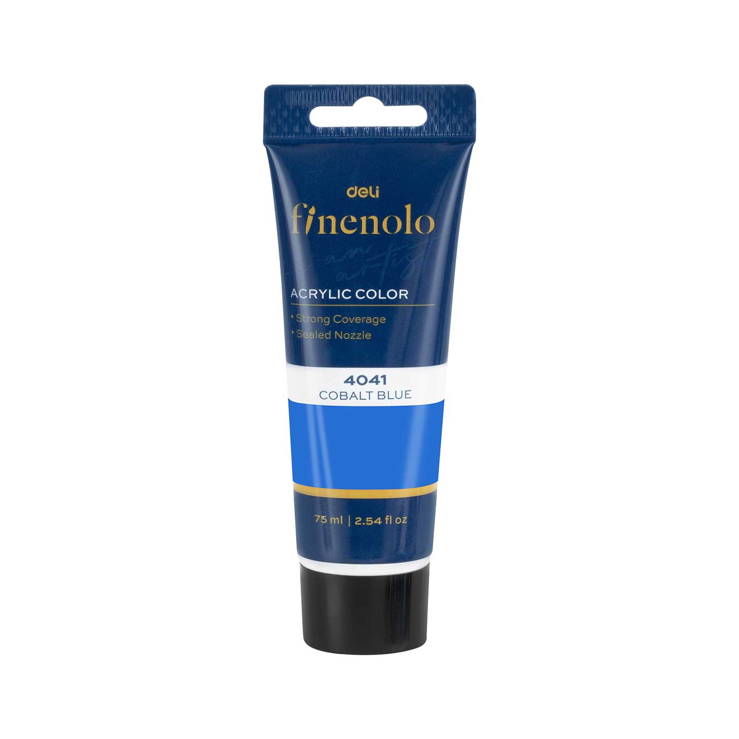 Deli Акрилна боя Finenolo, в тубичка, 75 ml, кобалтовосиняна ниска цена с бърза доставка - BestPC.BG